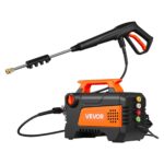 Lavadora a Presión Eléctrica VEVOR HPGF2000 1958 PSI 2.5 GPM con 4 Boquillas y Varita de Extensión de Metal