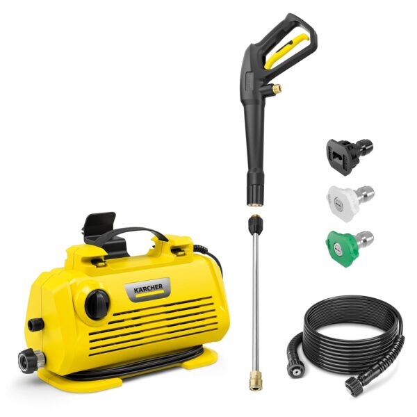 Lavadora a Presión Eléctrica Karcher K 2 Horizontal 1700 PSI 1.8 GPM Amarillo