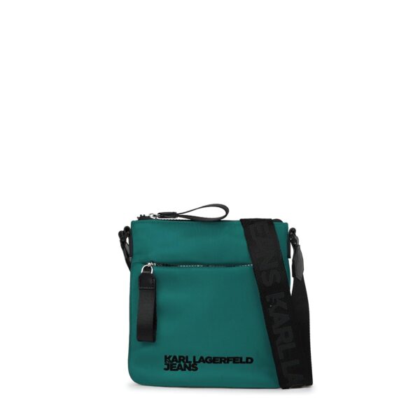 Bolso Bandolera Karl Lagerfeld Jeans B1M30228-BAL-1SZ Nailon Verde Pequeño