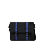 Bolsa Mensajero Karl Lagerfeld Jeans B1M30147-BLK-1SZ Piel Sintética Recubierta Negra Talla Mediana
