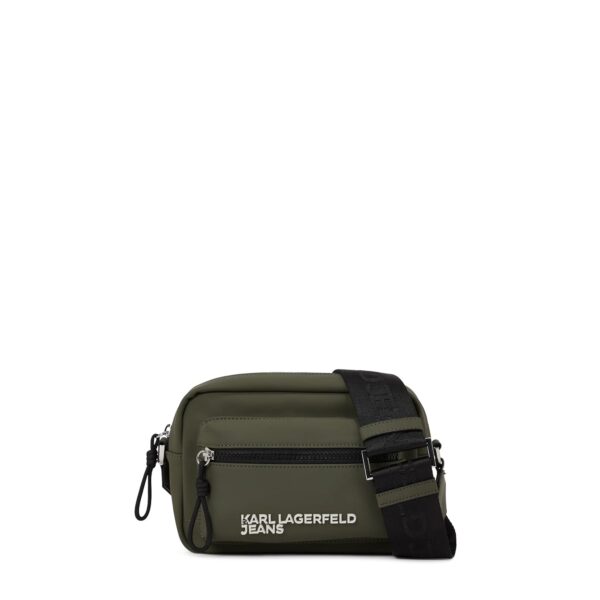 Bolso Cruzado Karl Lagerfeld Jeans A3M30247-FNT-1SZ East-West Piel Sintética Verde Pequeño