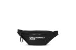 Bolsa Bumbag Karl Lagerfeld Jeans B1M30227 BLK Negro Poliéster con Cremallera 2 Bolsillos Talla Small