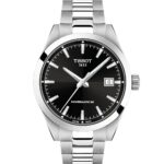 Reloj Tissot Gentleman T1658071105100 Automático Suizo Caja Acero Inoxidable Esfera Negra 38 mm