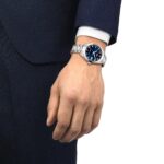 Reloj Tissot Gentleman T1658071104100 Automático Suizo Caja Acero Inoxidable Esfera Azul 38mm