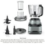 Ninja BZ601 - Procesador de alimentos de 9 tazas para cocina, motor de 1000 PW, tazón de procesamiento de 9 tazas, múlti