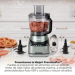 Ninja BZ601 - Procesador de alimentos de 9 tazas para cocina, motor de 1000 PW, tazón de procesamiento de 9 tazas, múlti
