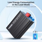 Inversor de Corriente GAOMON Modelo 1 3000W Onda Sinusoidal Pura 12V DC a 120V AC Puerto USB 5V 2.1A 2 Salidas AC Contro