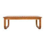 Juego de Muebles de Patio Christopher Knight Home Coddy 380268 4 Piezas Madera de Acacia con Mesa Auxiliar y Cojines Bei