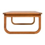 Juego de Muebles de Patio Christopher Knight Home Coddy 380268 4 Piezas Madera de Acacia con Mesa Auxiliar y Cojines Bei