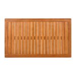Juego de Muebles de Patio Christopher Knight Home Coddy 380268 4 Piezas Madera de Acacia con Mesa Auxiliar y Cojines Bei