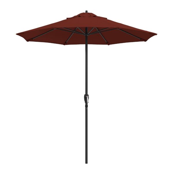 Sombrilla California Umbrella AMZ5241566075488 7.5 Ft Inclinación Automática Tela Sunbrella Marco de Aluminio 8 Costilla