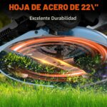 Cortacésped SENIX G-H-FIVE 3 en 1 22 Pulgadas Autopropulsado Gasolina 201cc 4 Ciclos Chasis de Acero