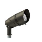 Luz de Acento Kichler Varia Mediana Ajustable Integrada Centennial Brass CCT Seleccionable IP66 16311CBR