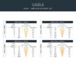 Luz de Acento Ajustable Kichler Varia Medium Integrada Textured Black 16311BKT CCT Seleccionable 9.8 Vatios
