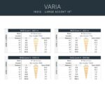 Luz de Acento Ajustable Kichler Varia 16312CBR Centennial Brass LED CCT Seleccionable IP66