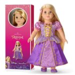 Muñeca American Girl Disney Rapunzel HYC02 18 pulgadas cabello rubio dorado ojos azul verdes