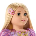 Muñeca American Girl Disney Rapunzel HYC02 18 pulgadas cabello rubio dorado ojos azul verdes