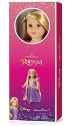 Muñeca American Girl Disney Rapunzel HYC02 18 pulgadas cabello rubio dorado ojos azul verdes