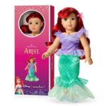 Muñeca American Girl Disney Princesa Ariel HWD22 18 pulgadas cabello ondulado rojo ojos aguamarina con accesorios