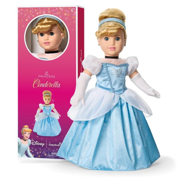 Muñeca American Girl Disney Princesa Cenicienta HWD24 18 pulgadas cabello rubio ojos azules