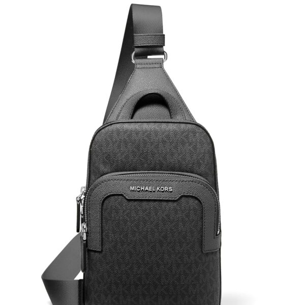 Mochila Michael Kors Hudson 33T6LHDC8B-001 Negro con doble cremallera para hombre