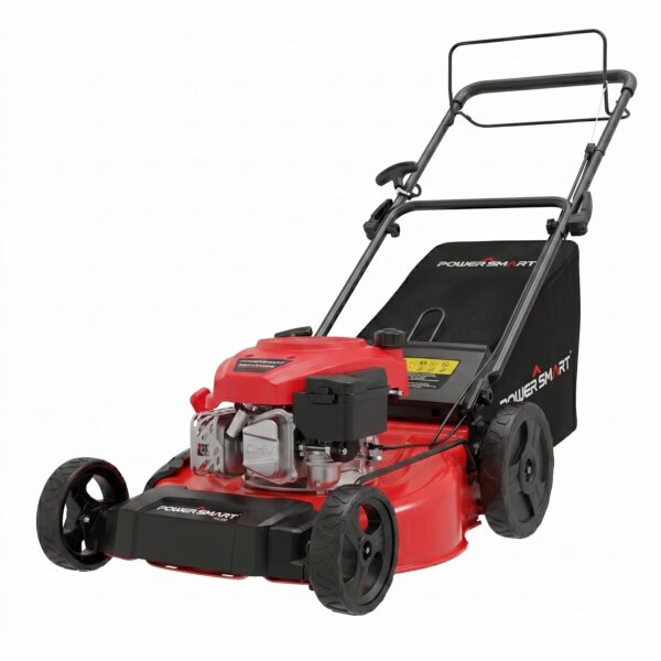 Cortacésped de Gasolina PowerSmart V8721S1 21 Pulgadas Motor OHV 170cc Autopropulsado Cubierta de Acero