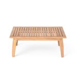 Juego de Muebles de Patio Christopher Knight Home Lorna 328943C 4 Piezas Madera de Acacia Teca Beige