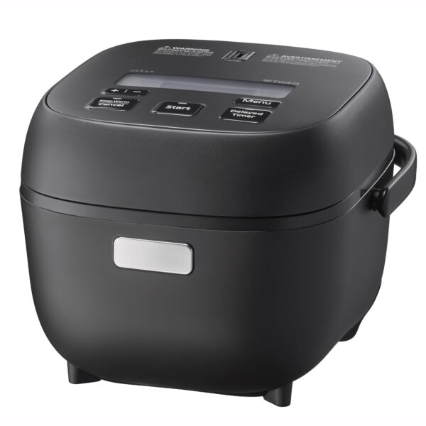 TIGER JBS-A55U-KB 3-Cup (Uncooked) Micom Rice Cooker and Warmer with Non-Stick Ceramic Coated Inner Pot and 10 Auto-Cook