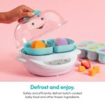 nutribullet Baby BSR-0801N Turbo - Vaporizador de alimentos (4 unidades)