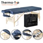 Mesa de Masaje Master Massage Coronado 26629XS 30 Pulgadas Calefactada Portátil Cojín 3 Pulgadas Azul Rey