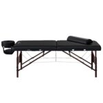Mesa de Masaje Portátil Master Massage Roma II 10025XS 72 x 30 x 28 Pulgadas Cojín 2.5 Pulgadas Color Negro Madera de Ha