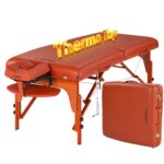Mesa de Masaje Portátil Master Massage Santana 28600XS con Calefacción Therma Top Color Cinnamon 72 x 31 x 28 Pulgadas C