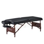 Mesa de Masaje Portátil Master Massage Del Ray Pro 10127XS Ajustable Plegable Madera de Haya Negro