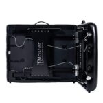 Mesa de Masaje Master Massage 20243XS Plegable 30 Pulgadas Negra con Cojín Memory Foam Patas de Madera de Haya