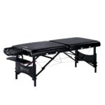 Mesa de Masaje Master Massage 20243XS Plegable 30 Pulgadas Negra con Cojín Memory Foam Patas de Madera de Haya