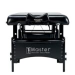 Mesa de Masaje Master Massage 20243XS Plegable 30 Pulgadas Negra con Cojín Memory Foam Patas de Madera de Haya