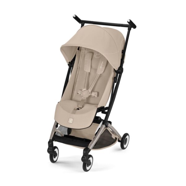 Cochecito de Viaje Ultraligero Cybex Libelle 526000945 Beige Almendra Aluminio Plegable Compatible con Equipaje de Mano