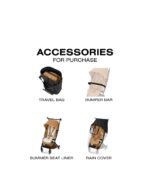 Cochecito de Viaje Ultraligero Cybex Libelle 526000945 Beige Almendra Aluminio Plegable Compatible con Equipaje de Mano
