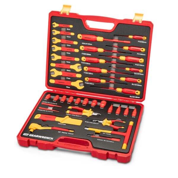 GEARWRENCH Juego de herramientas aisladas VDE de 39 piezas | GWVDE39