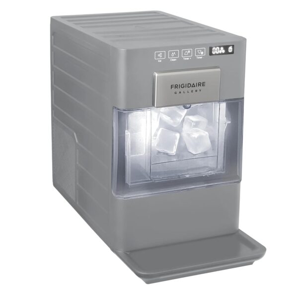 Frigidaire Galería, máquina de hielo de cubo grande con control táctil, producción diaria de hielo de 22 libras, máquina
