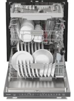Sharp SDY6768SMS 24-Inch Stainless Steel Built-In Top Control Dishwasher with 3rd Rack, 16 Place Settings, and 44 dBA Qu