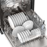 Sharp SDW6768SMS 24-Inch Stainless Steel Dishwasher with Auto Door Open, Third Rack, and 44 dBA Quiet Operation