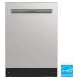Sharp SDW6768SMS 24-Inch Stainless Steel Dishwasher with Auto Door Open, Third Rack, and 44 dBA Quiet Operation