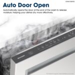 Sharp SDW6768SMS 24-Inch Stainless Steel Dishwasher with Auto Door Open, Third Rack, and 44 dBA Quiet Operation
