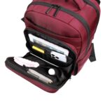 Mochila Kenneth Cole REACTION The Venturer 25534-53-BP Poliéster Vino 17 pulgadas para Laptop Resistente al Agua