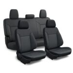 Fundas de Asiento Seatus Easy Jacket Basic EB-EAGMB7525BK Spandex Compatible con Airbag para Chevrolet Silverado 1500 Cr
