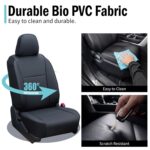 Fundas de Asiento Seatus Easy Jacket Basic EB-EAGMB7525BK Spandex Compatible con Airbag para Chevrolet Silverado 1500 Cr