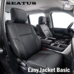 Funda de Asiento Seatus Easy Jacket Basic EB-EATOB2123BK para Toyota Tacoma Doble Cabina 2020-2023 Asiento Eléctrico del