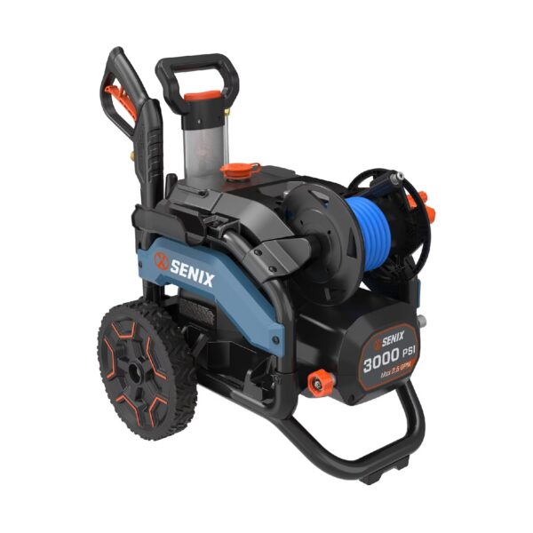 Hidrolavadora Eléctrica SENIX HPWE15-H1 3000 PSI 2.3 GPM Motor sin Escobillas 15 Amp Azul