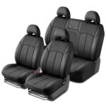 Funda de Asiento Clazzio Dodge Ram 2013 2018 Crew Cab Quad Cab Asiento Trasero Banca Piel Nappa Negro NL-EADOB7040KKK